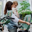 Urban Iki Rear seat Carrier mounting Icho Green/Kurumi Brown Kerékpáros gyerekülés