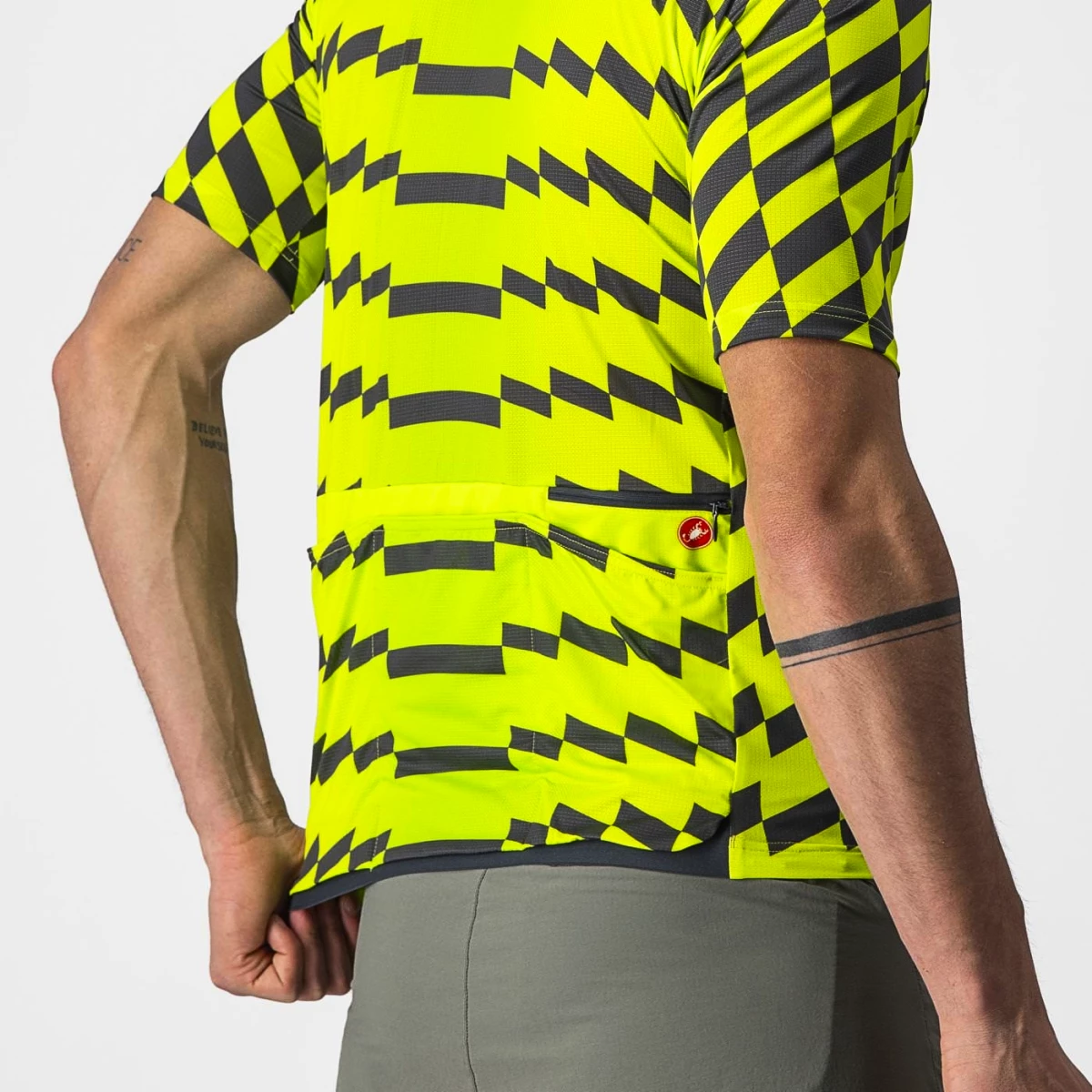 Castelli Unlimited Sterrato Electric Lime/Szürke