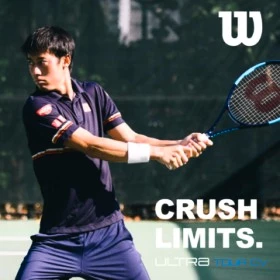 Kei Nishikori Wilson Ultra ütővel