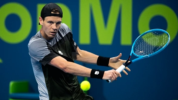 Tomáš Berdych a Head Graphene 360 Instinct MP teniszütővel