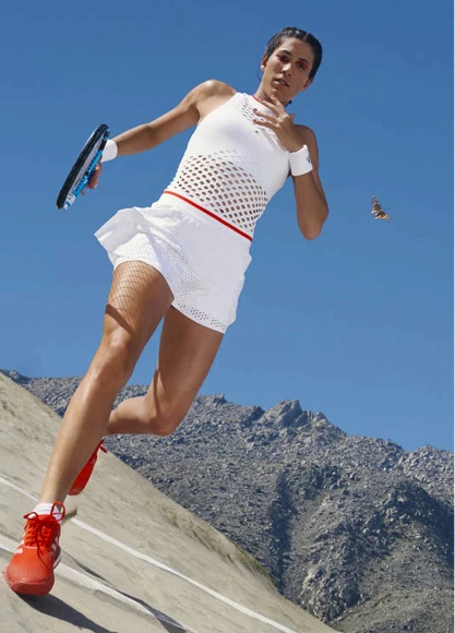 Garbine Muguruza és a női adidas SMC SML Tank