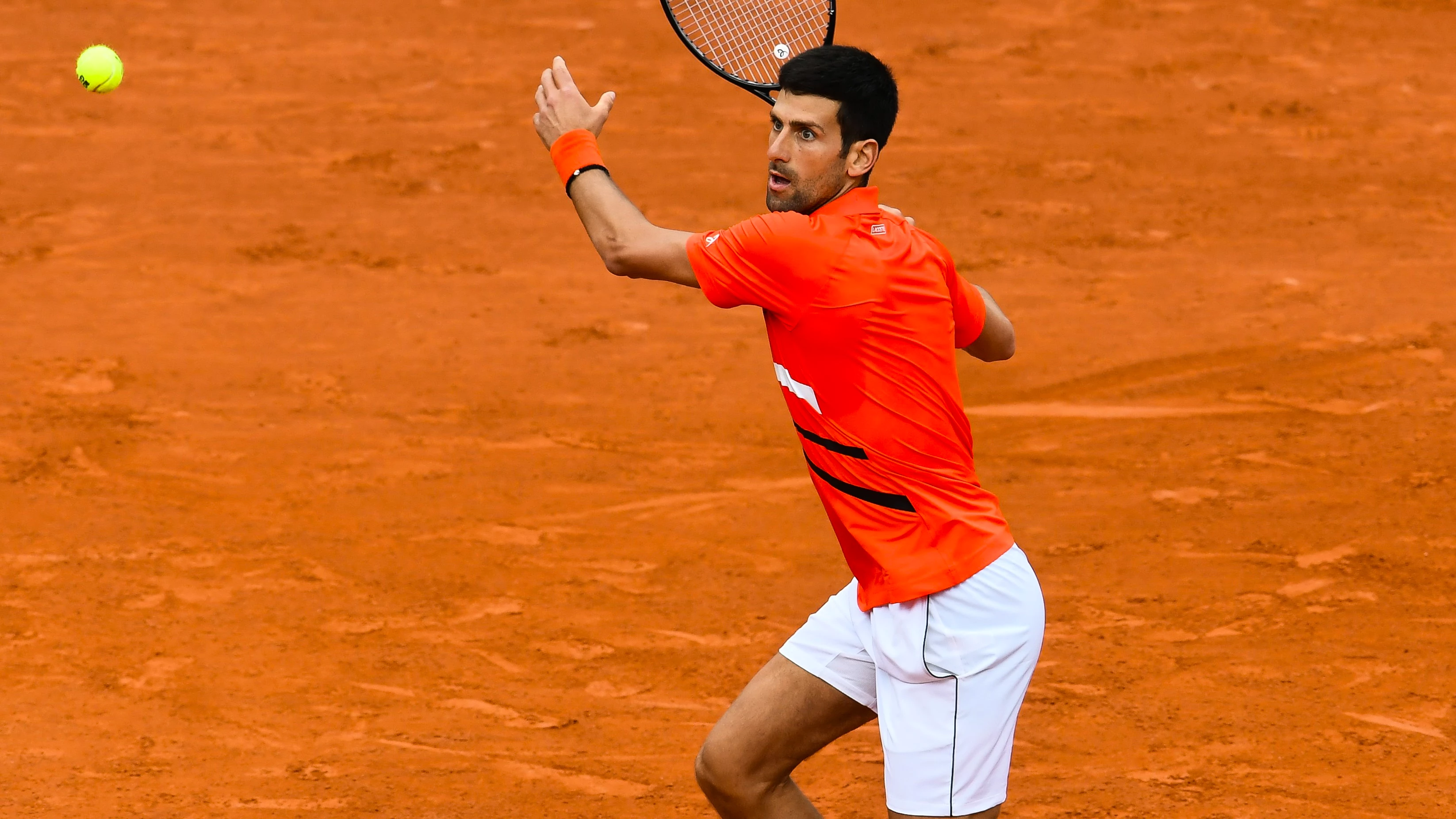 Novak Djokovic a madridi versenyen