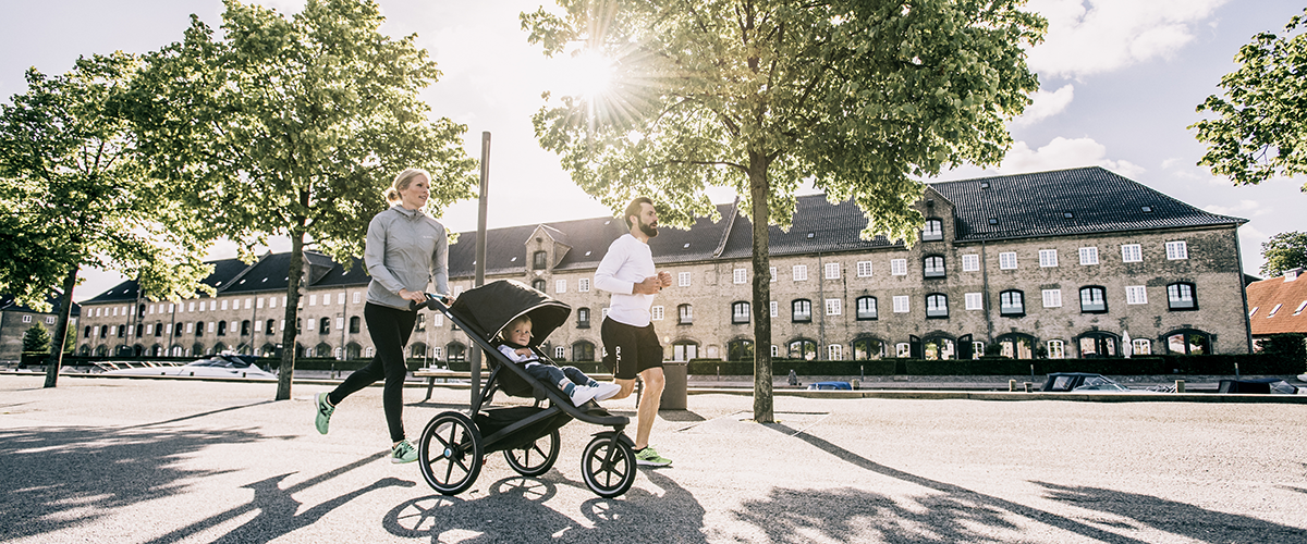 A Thule Urban Glide 2 sportbabakocsik ideálisak kocogáshoz