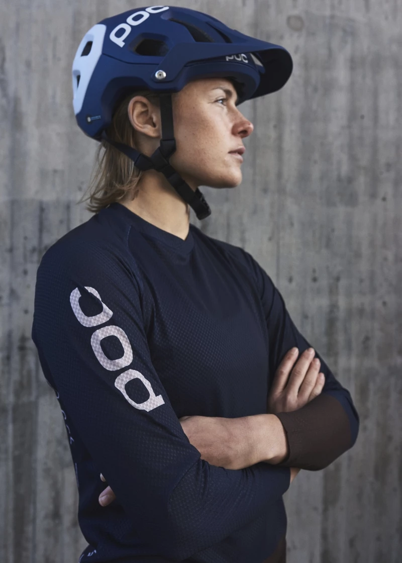 POC MTB Pure LS Turmalin Navy/Axinite Brown