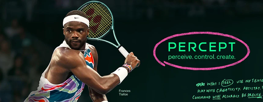 Frances Tiafoe és a Yonex Percept