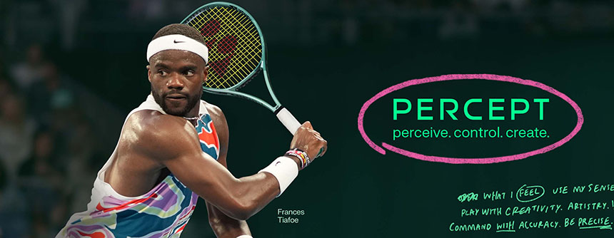 Frances Tiafoe és a Yonex Percept