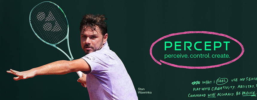 Stan Wawrinka és a Yonex Percept