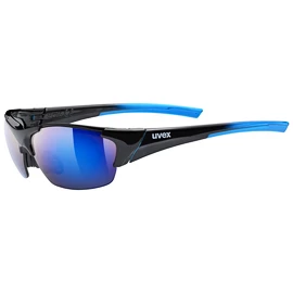 Uvex Blaze III kerékpáros szemüveg, fekete-kék