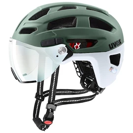 Uvex Finale Visor V Moss Green-Cloud M (S4109770400) Kerékpáros sisak