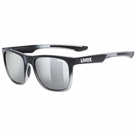 Uvex LGL 42 kerékpáros szemüveg, fekete/ezüst