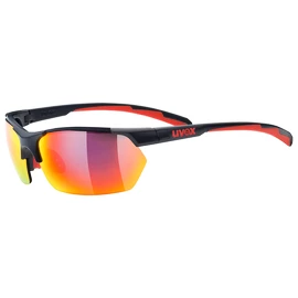 Uvex Sportstyle 114 kerékpáros szemüveg, szürke-piros