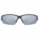 Uvex Sportstyle 215 Grey Mat/Litemirror Silver (Cat. 3) Sportszemüveg