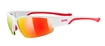Uvex Sportstyle 215 kerékpáros szemüveg, fehér-piros