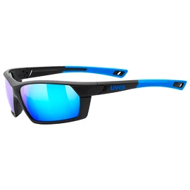 Uvex Sportstyle 225 kerékpáros szemüveg, matt fekete-kék