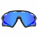 Uvex  Sportstyle 228 Black Mat/Mirror Blue (Cat. 2) Sportszemüveg