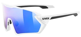 Uvex Sportstyle 231 White Mat/Mirror Blue (Cat. 2) Sportszemüveg