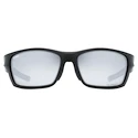 Uvex  Sportstyle 232 P Black Mat / Polavision Mirror Silver (Cat. 3) Sportszemüveg