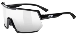 Uvex Sportstyle 235 Black/Mirror Silver (Cat. 3) Sportszemüveg