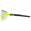 Uvex  Sportstyle 236 Set Black Lime Mat/Mirror Yellow (Cat. 2) + Clear (Cat. 0)  Sportszemüveg