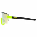 Uvex  Sportstyle 236 Set Black Lime Mat/Mirror Yellow (Cat. 2) + Clear (Cat. 0) Sportszemüveg