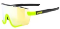 Uvex  Sportstyle 236 Set Black Lime Mat/Mirror Yellow (Cat. 2) + Clear (Cat. 0)  Sportszemüveg