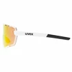 Uvex  Sportstyle 236 Small Set White Mat/Mirror Red (Cat. 2) + Clear (CAT. 0) Sportszemüveg