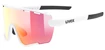 Uvex  Sportstyle 236 Small Set White Mat/Mirror Red (Cat. 2) + Clear (CAT. 0) Sportszemüveg