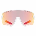 Uvex  Sportstyle 236 Small Set White Mat/Mirror Red (Cat. 2) + Clear (CAT. 0) Sportszemüveg