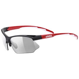 Uvex Sportstyle 802 Vario kerékpáros szemüveg, fekete-piros