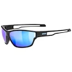 Uvex  Sportstyle 806 Black Matt/Mir.Blue (S5330872214) Sportszemüveg