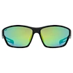 Uvex  Sportstyle 806 Black Matt/Mir.Green (S5330872215) Sportszemüveg