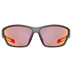 Uvex  Sportstyle 806 Smoke Matt/Mir.Red (S5330872213) Sportszemüveg