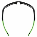 Uvex Sportstyle kerékpáros szemüveg, fekete/zöld