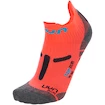 UYN  RUN 2IN SOCKS Coral Fluo/Anthracite  Női zokni 35/36