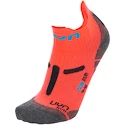 UYN  RUN 2IN SOCKS Coral Fluo/Anthracite  Női zokni 35/36