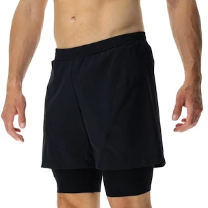 UYN  RUNNING EXCELERATION OW PERFORMANCE 2IN1 SHORT Black Férfirövidnadrág XL
