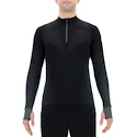 UYN  Running Exceleration Shirt LS Zip Up Black Férfipóló XL