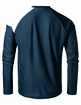 VAUDE  Moab VI Longsleeve Dark sea Kerékpáros férfimez