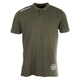 Warrior Street Cotton Polo Olive Férfipóló