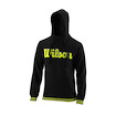 Wilson  Chi Script Po Hoody Slimfit Black Férfi-melegítőfelső