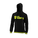 Wilson  Chi Script Po Hoody Slimfit Black Férfi-melegítőfelső