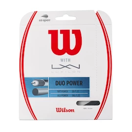 Wilson Duo Power Alu Power 125 + NXT 130 Teniszütő húrozása