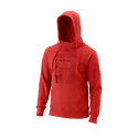 Wilson  Equip Eco Cotton PO Hoody-Slimfit Molten Lava Férfi-melegítőfelső