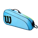 Wilson  Junior Racketbag Blue/Wild Lime  Táska teniszütőhöz