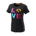 Wilson  Love Earth Tech Tee W Black Női póló