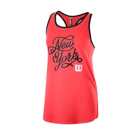 Wilson NYC Calligra Tech Tank Coral Női ujjatlan póló