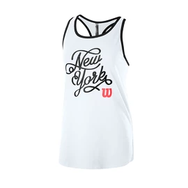 Wilson NYC Calligra Tech Tank White Női ujjatlan póló