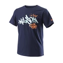 Wilson  Paris Hope Tech Tee Y Peacoat Gyerekpóló