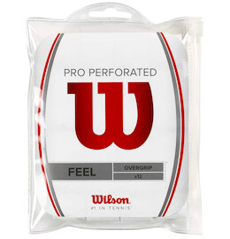 Wilson Pro Overgrip perforált fehér (12 db)