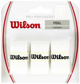 Wilson Pro Overgrip Perforated White Felső nyélvédő overgrip
